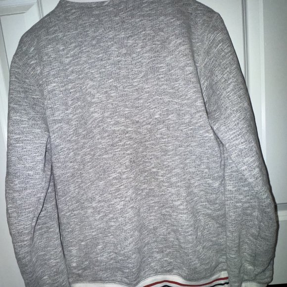 TOM TAILOR DENIM Grey Male Zip-Up Sweatshirt - Picture 2 of 4